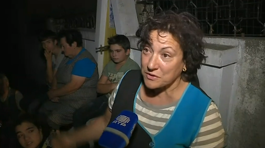 Declarações de testemunha do incêndio em Penacova