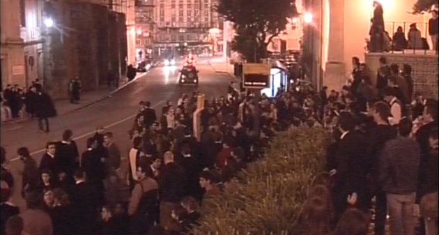 Vigília pela libertação do estudante detido