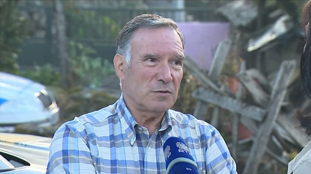 Incêndio florestal em Vouzela