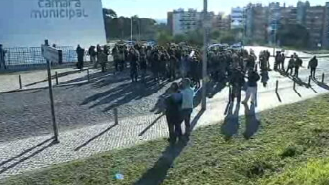 Manifestação antirracista no Seixal