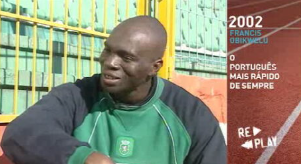 2002 Francis Obikwelu o português mais rápido de sempre