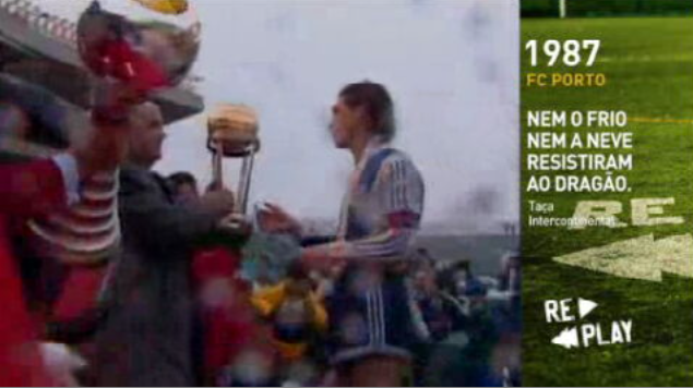 1987 FC Porto nem o frio nem a neve resistiram ao dragão