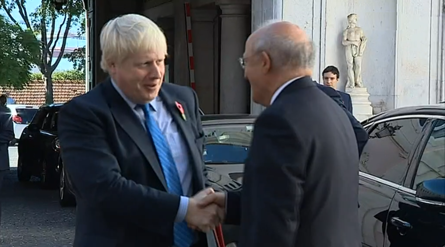 Boris Johnson em Portugal