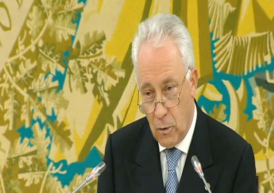 Conferência de imprensa de Carlos Costa