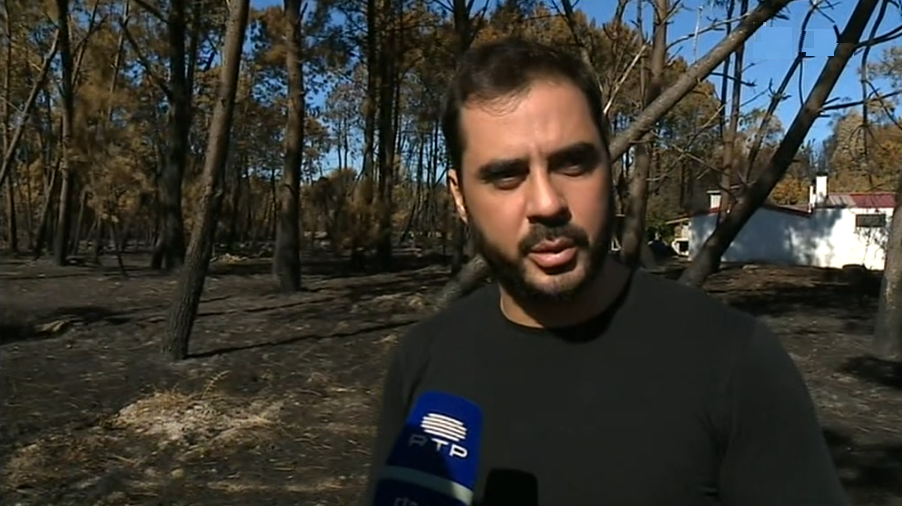PCP visita locais destruídos pelos incêndios florestais