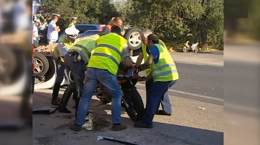 Aumento dos acidentes de moto