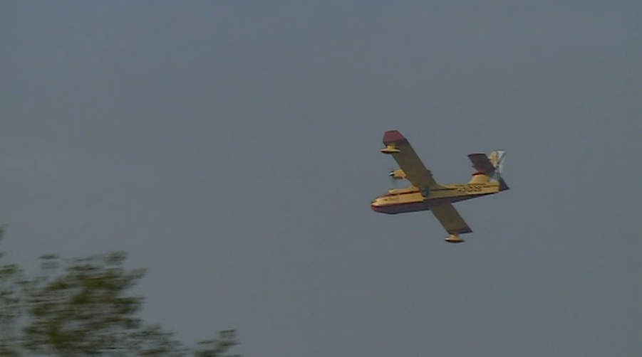 Reforço dos meios aéreos no combate aos incêndios