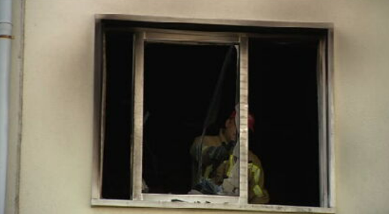 Incêndio num prédio em Oeiras