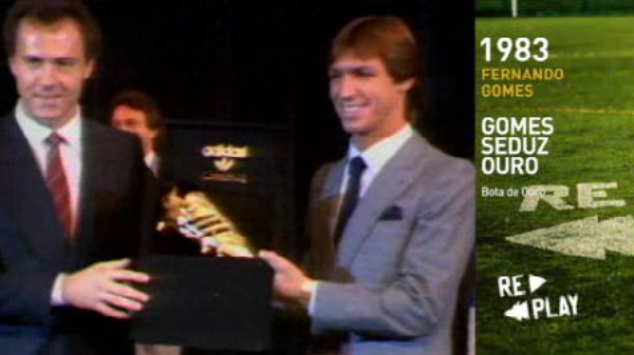 1983 Fernando Gomes: Gomes seduz ouro
