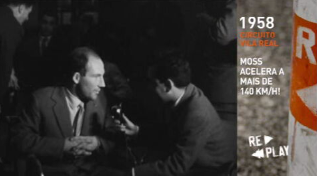 1958 Circuito Vila Real: Moss acelera a mais de 140 KM/H!