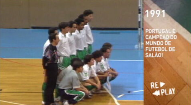 1991: Portugal é campeão mundo de futebol de salão