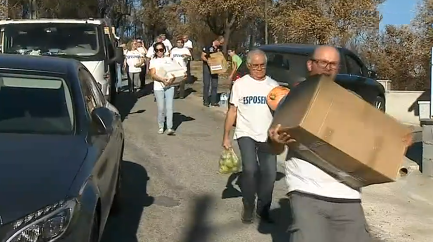 Missão voluntária para ajudar vítimas dos incêndios