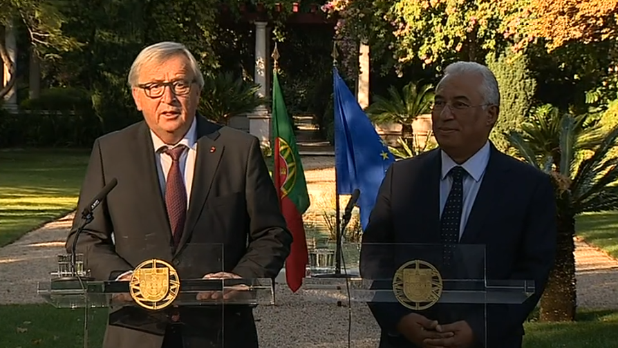 Jean-Claude Juncker em Portugal