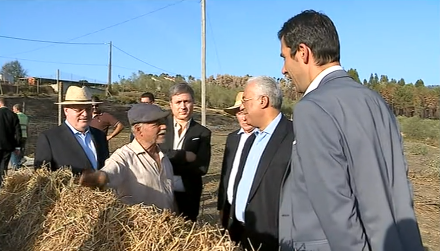 António Costa visita explorações agrícolas em Góis