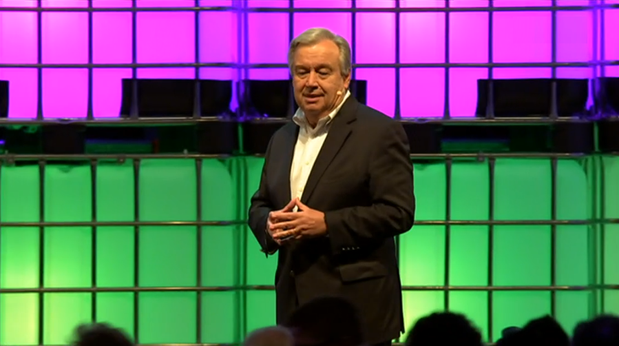 António Guterres na Web Summit