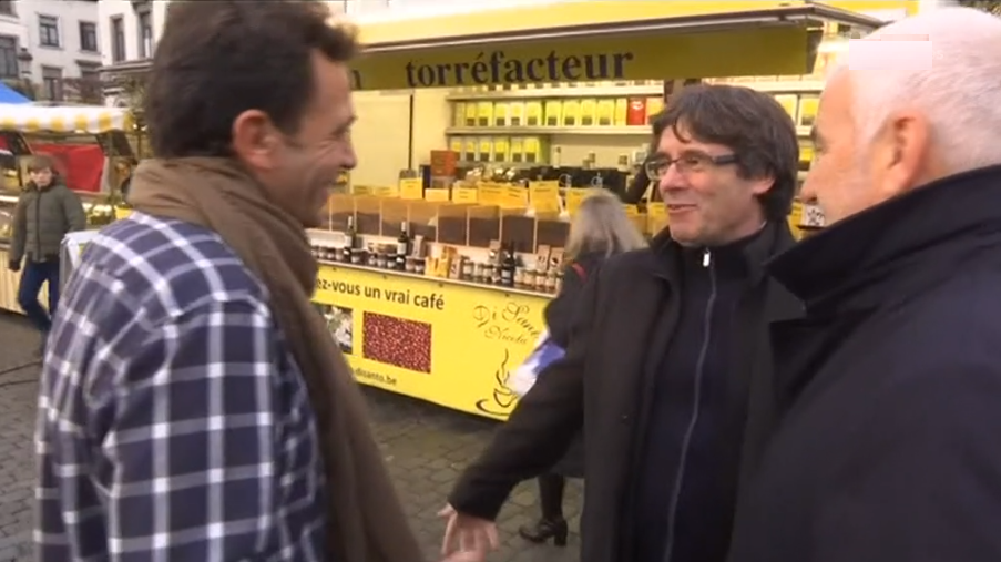 Carles Puigdemont em Bruxelas