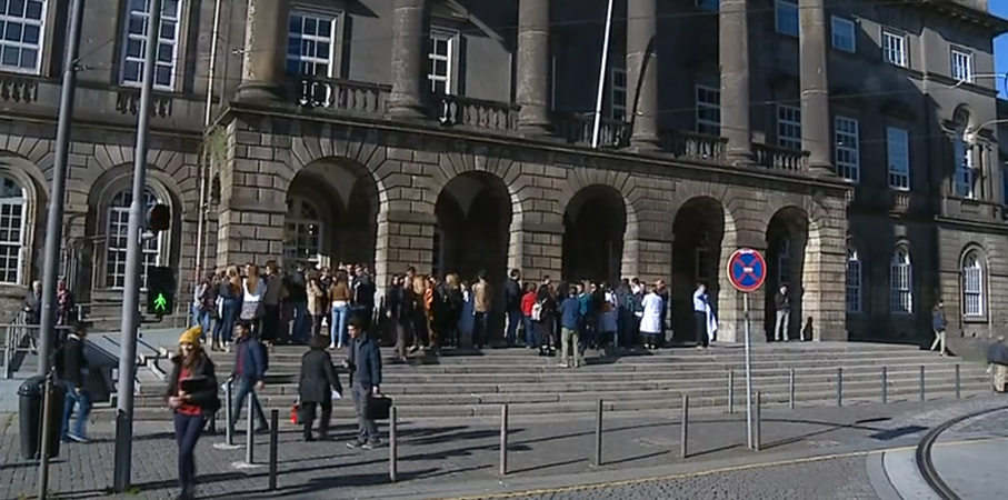 Greve dos técnicos de saúde