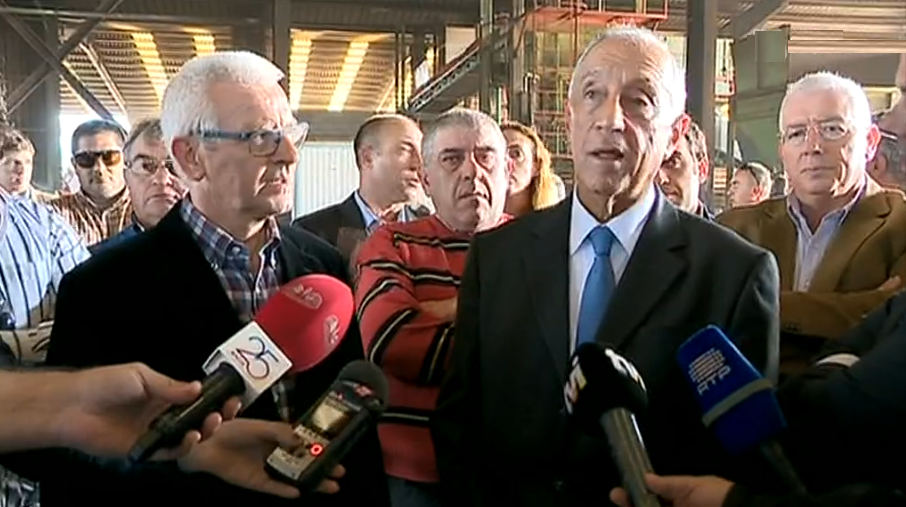 Marcelo Rebelo de Sousa visita empresas