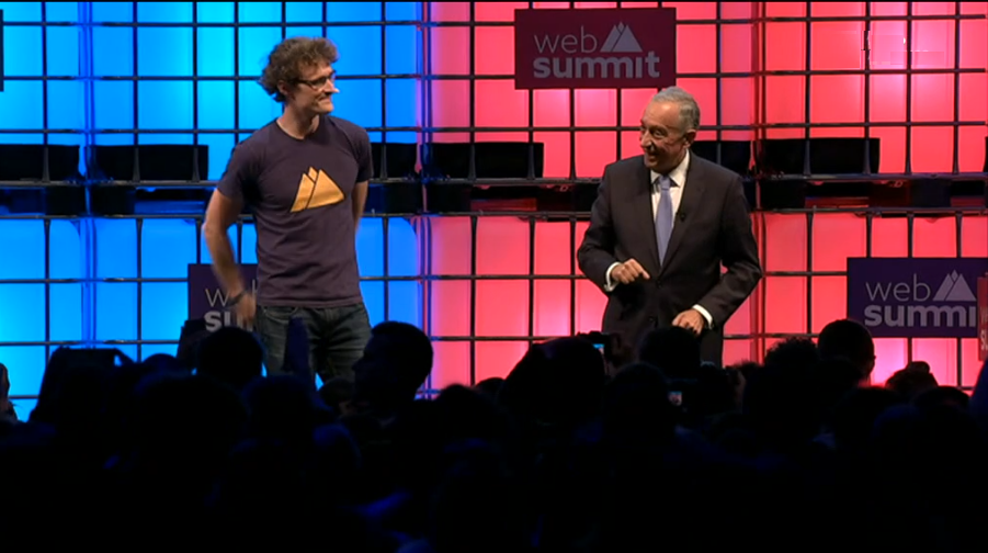 Marcelo Rebelo de Sousa na Web Summit