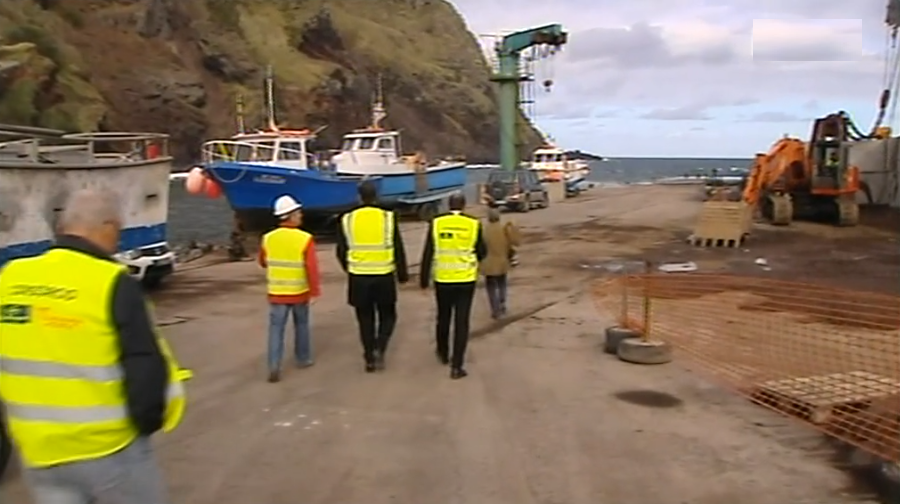 Governo regional visita Porto da Casa