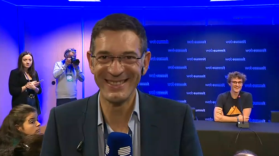 Daniel Catalão e Paddy Cosgrave em simultâneo