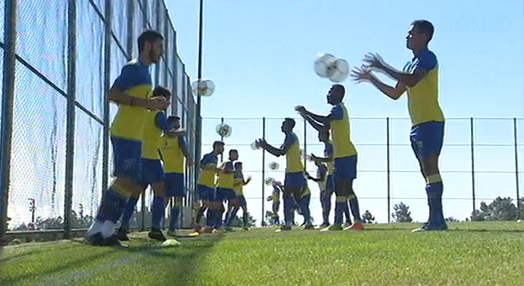 Futebol: Treino do Clube de Futebol União