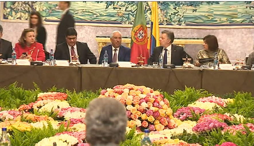 Visita do presidente da Colômbia a Portugal