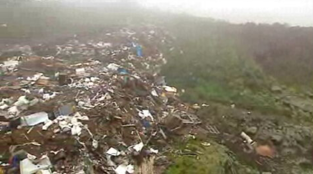 Lixeira em São Jorge