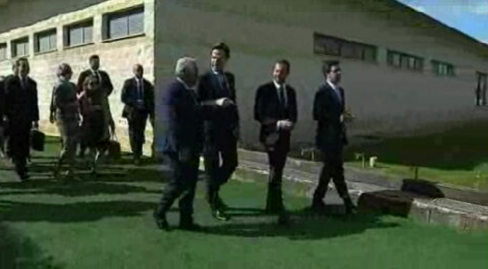 Mark Rutte na Academia de Alcochete