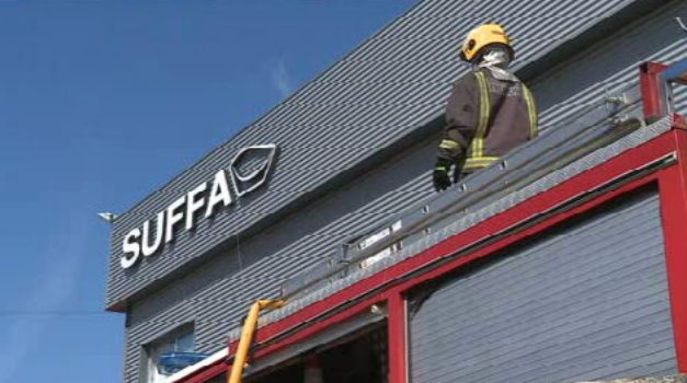 Incêndio fábrica de sofás