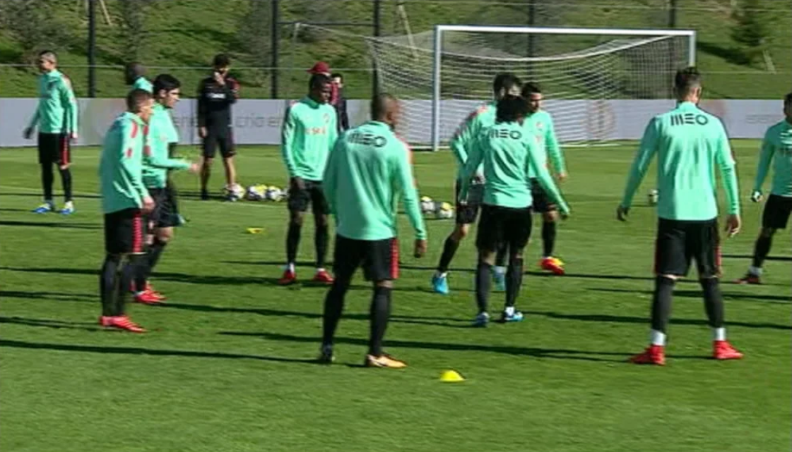 Futebol: Treino da Seleção Nacional de Portugal