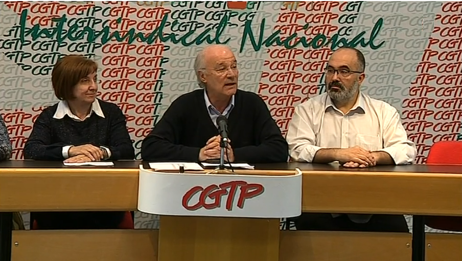 Conferência de imprensa da CGTP