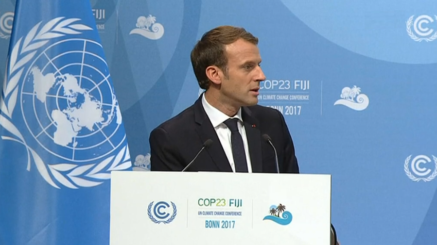Intervenção de Emmanuel Macron na Cimeira do Clima