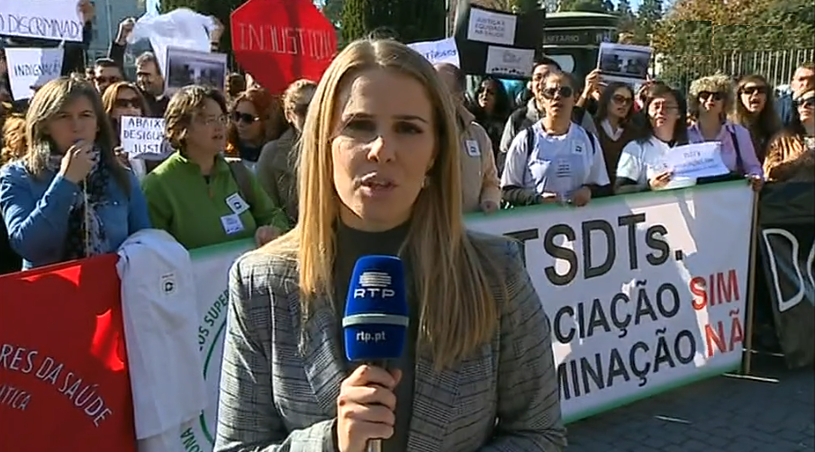 Manifestação dos técnicos de diagnóstico e terapêutica