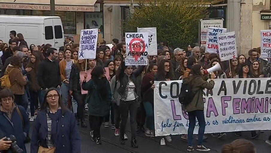 Marcha em defesa dos Direitos das Mulheres