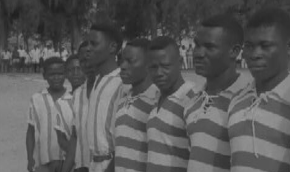 Jogo amigável de futebol em Moçambique