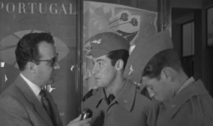 Partida da Seleção Militar para Itália