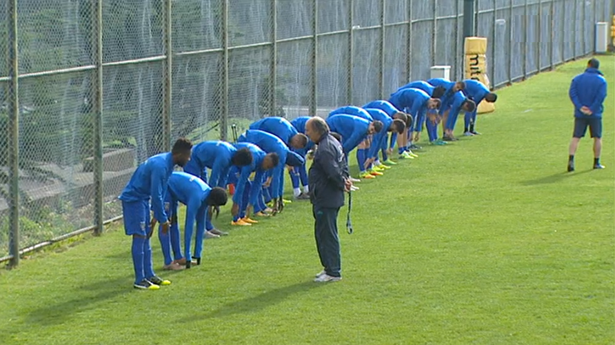 Futebol: Treino do Clube de Futebol União