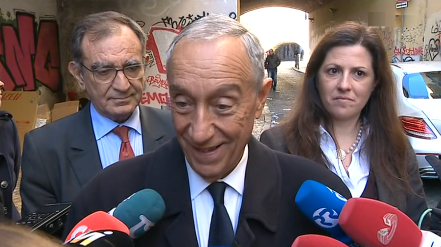 Marcelo Rebelo de Sousa na “Sopa dos Pobres”