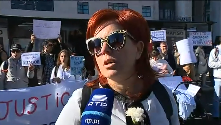 Manifestação de professores em Lisboa