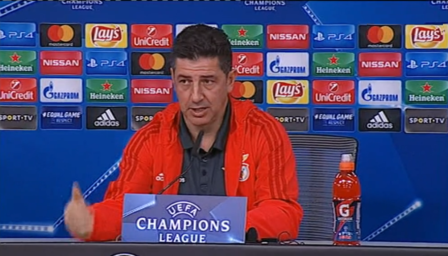 Futebol: Conferência de imprensa de Rui Vitória