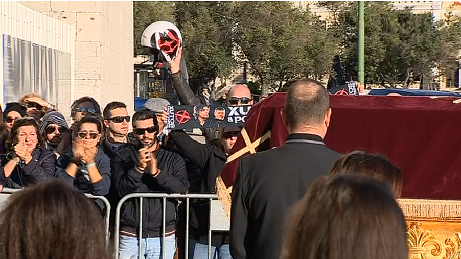 Funeral de Zé Pedro dos “Xutos e Pontapés”