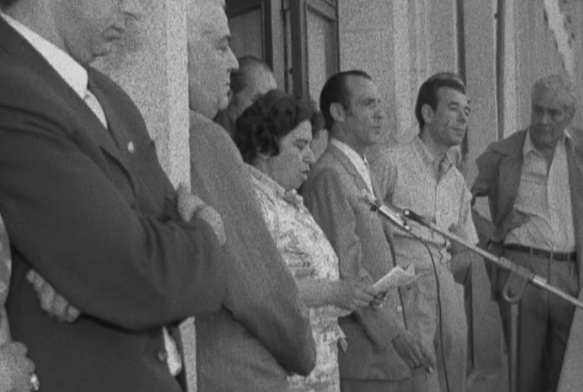 Manifestação de apoio ao fim da guerra colonial na Covilhã
