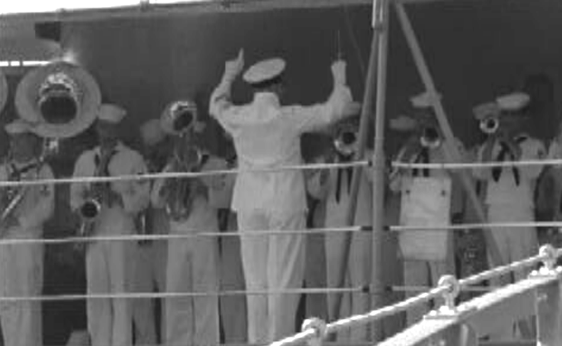 Navios de guerra dos EUA em Lisboa