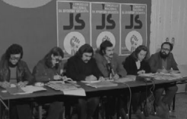 Conferência de imprensa da Juventude Socialista em Lisboa