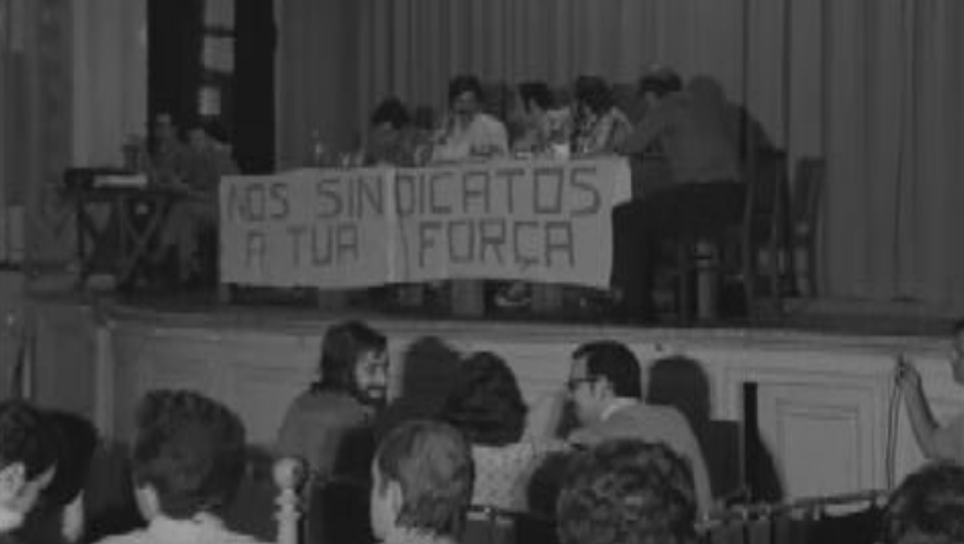 Plenário dos trabalhadores da TAP em Lisboa