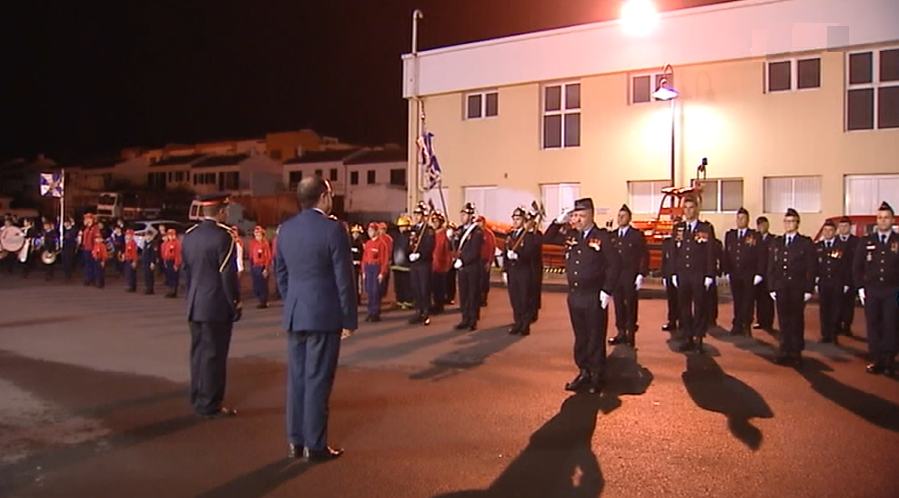 Homenagem aos bombeiros da Ribeira Grande