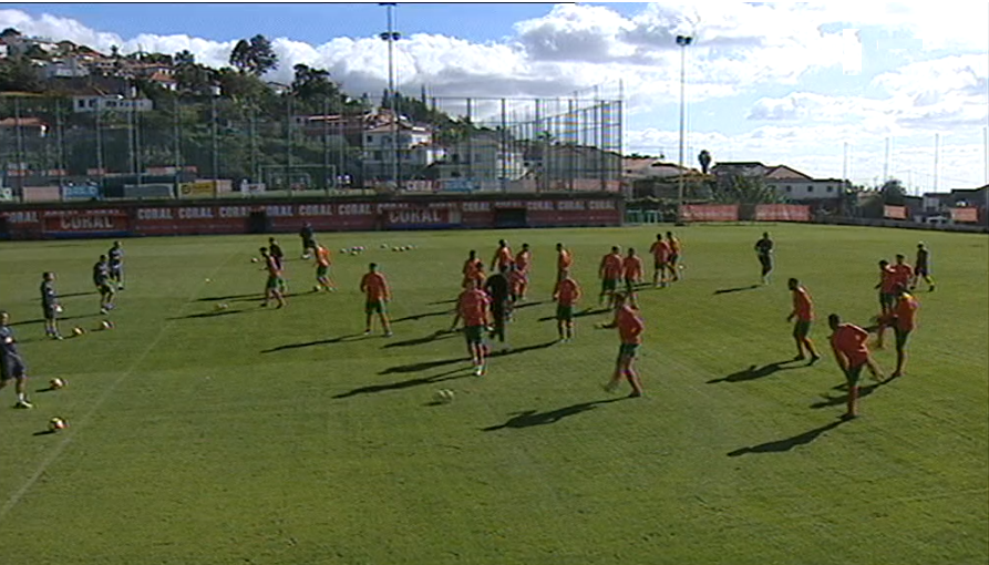 Futebol: Treino do Clube Sport Marítimo