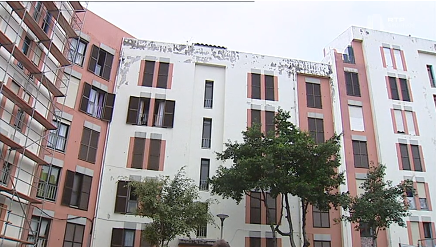 Obras de recuperação e reabilitação do bairro social da Cruz de Carvalho