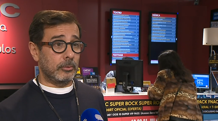 Bilhetes de concertos como prendas de Natal